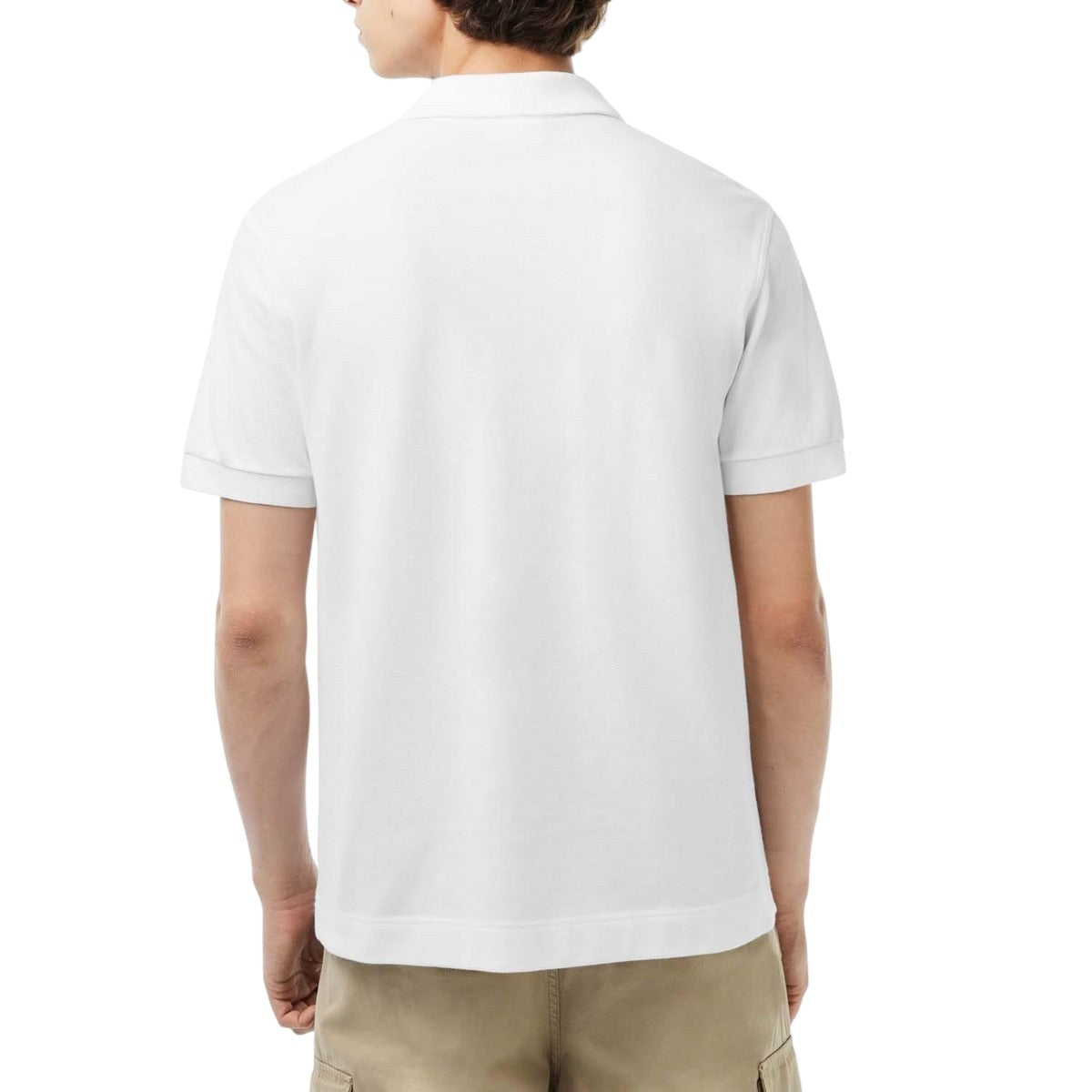 White - Back - Lacoste Mens L.12.21 Pique Classic Polo Shirt
