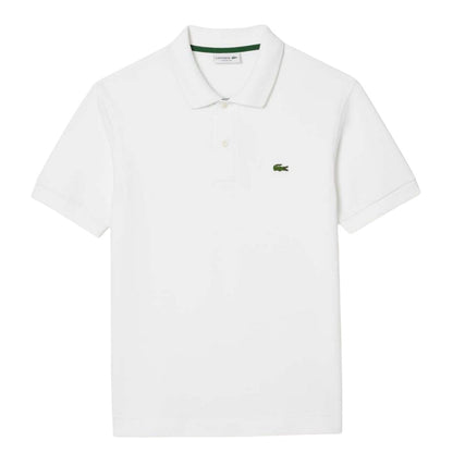 White - Front - Lacoste Mens L.12.21 Pique Classic Polo Shirt