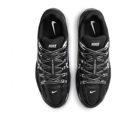 Black-White-Silver - Pack Shot - Nike Mens P-6000 Chunky Sole Trainers