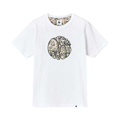 White - Front - Pretty Green Mens Aquarelle Crew Neck T-Shirt