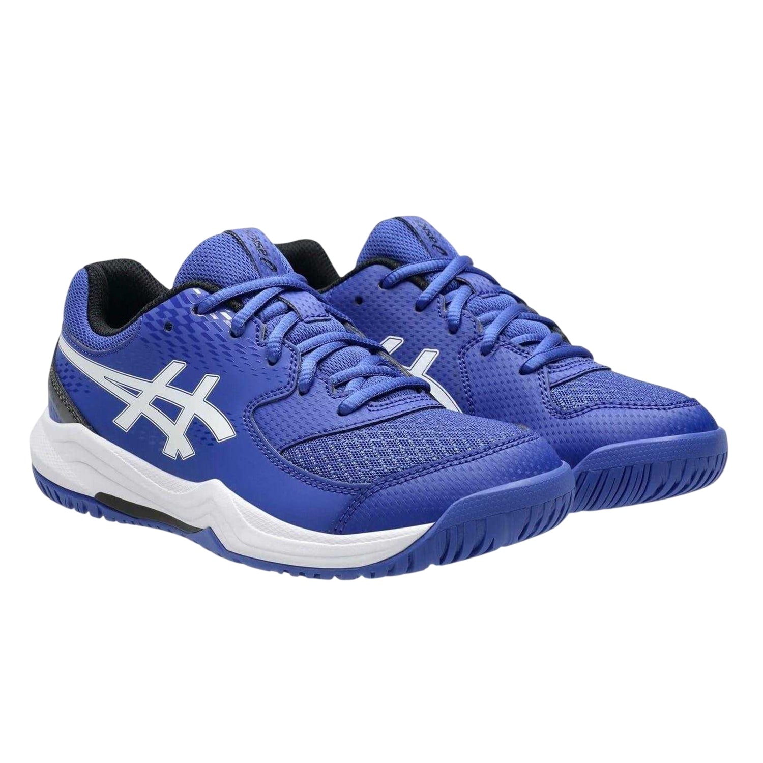 Dark Cobalt - Side - Asics Childrens-Kids Dedicate 8 Tennis Shoes