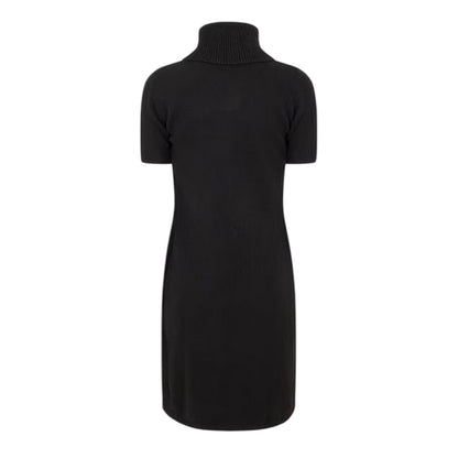 Black - Back - Diesel Womens-Ladies Argaret Turtle Neck Bodycon Mini Dress