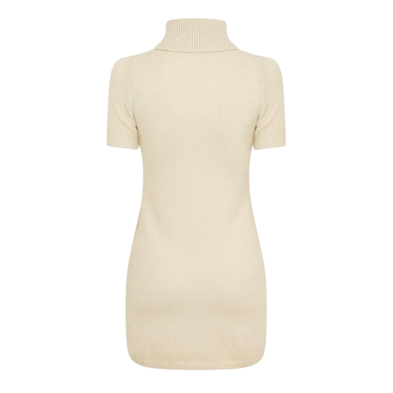 Silver Green - Back - Diesel Womens-Ladies Argaret Turtle Neck Bodycon Mini Dress