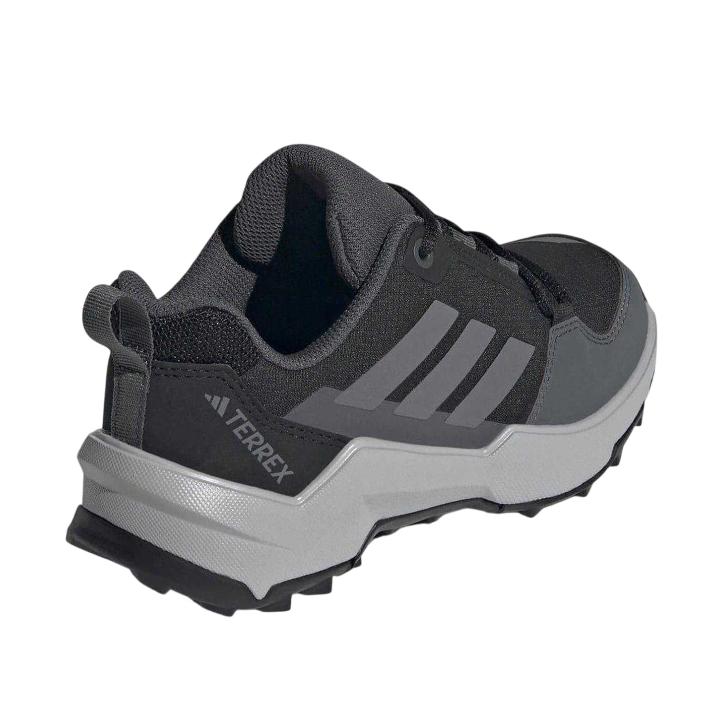 Black-Grey - Back - Adidas Childrens-Kids Terrex AX4S Hiking Shoes