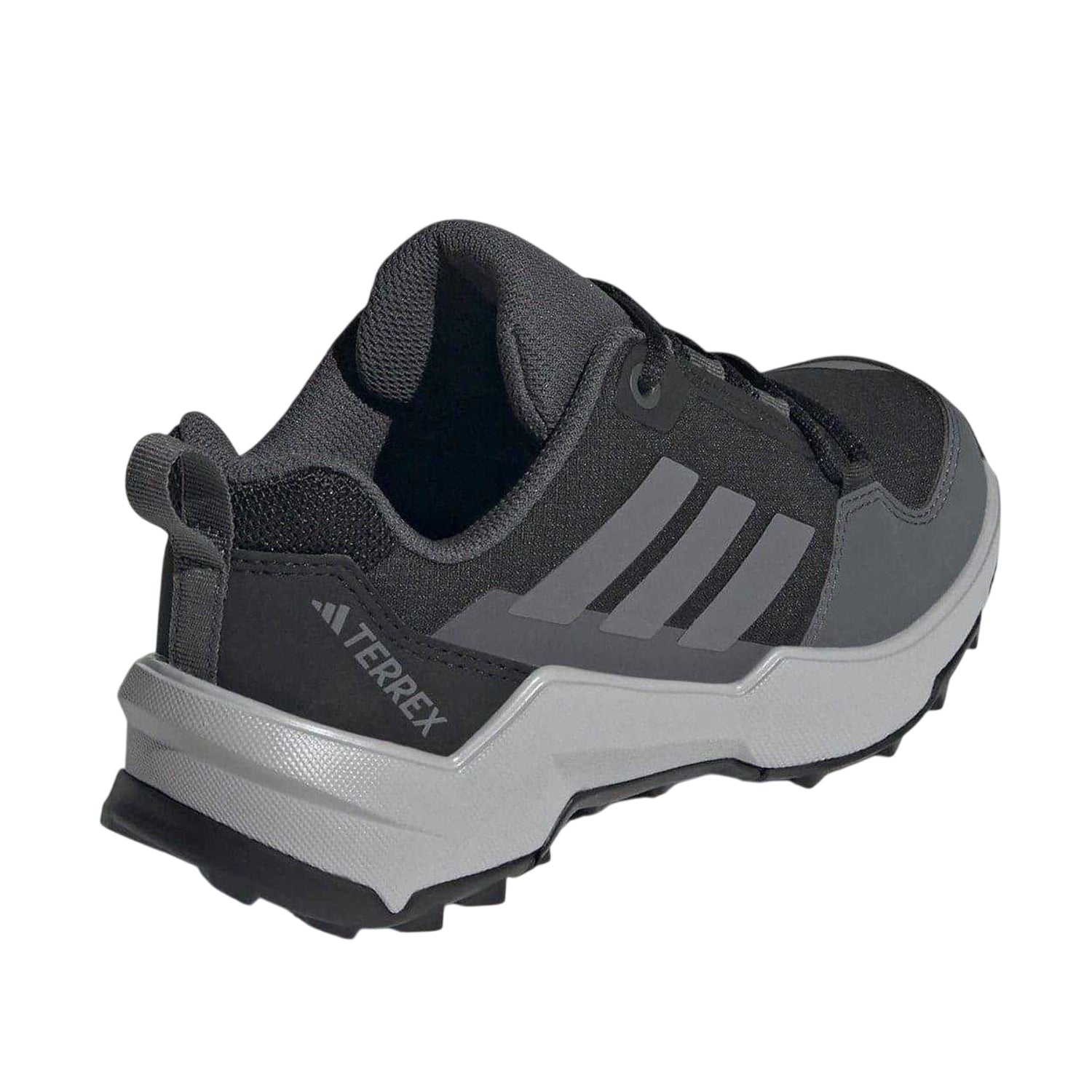 Black-Grey - Back - Adidas Childrens-Kids Terrex AX4S Hiking Shoes