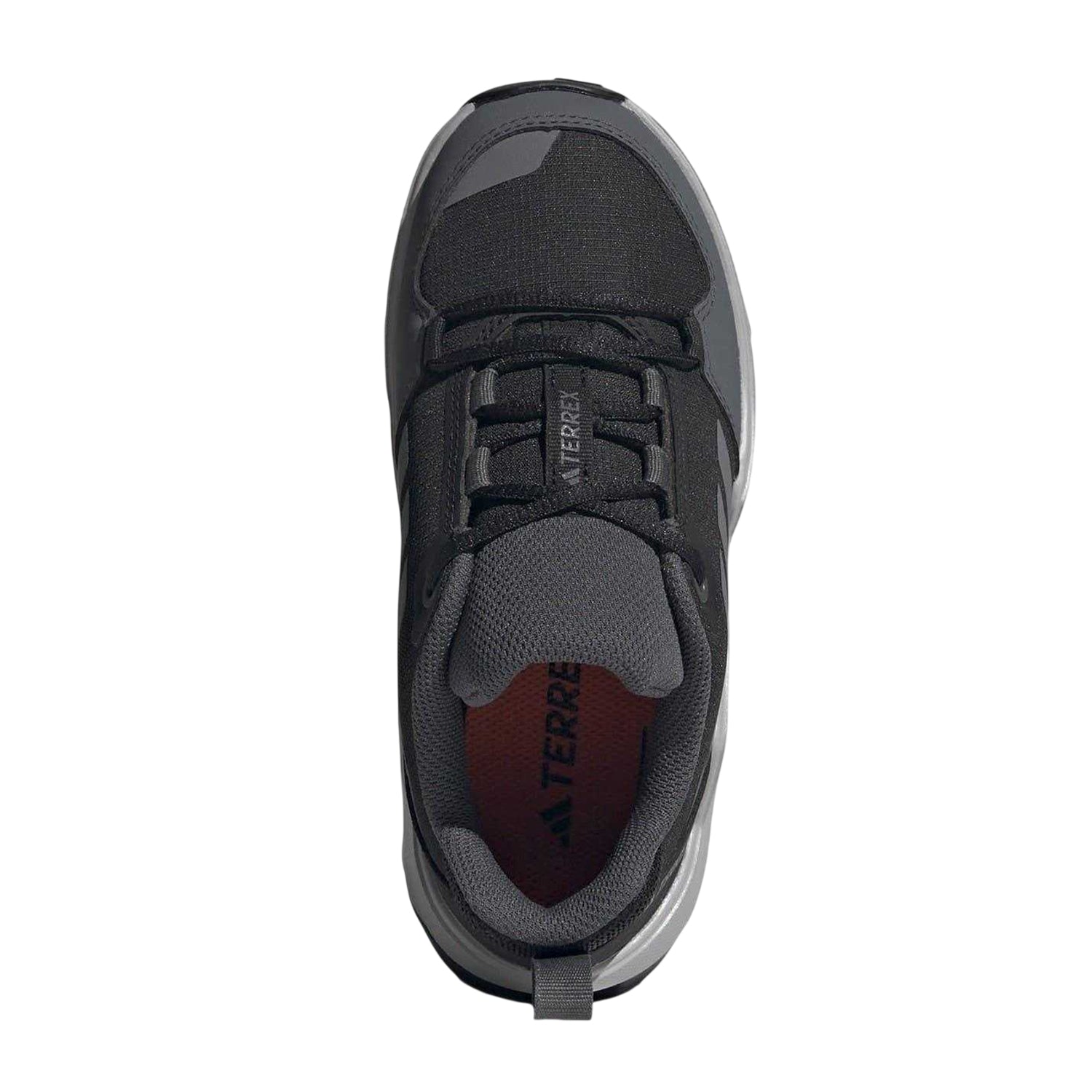 Black-Grey - Pack Shot - Adidas Childrens-Kids Terrex AX4S Hiking Shoes