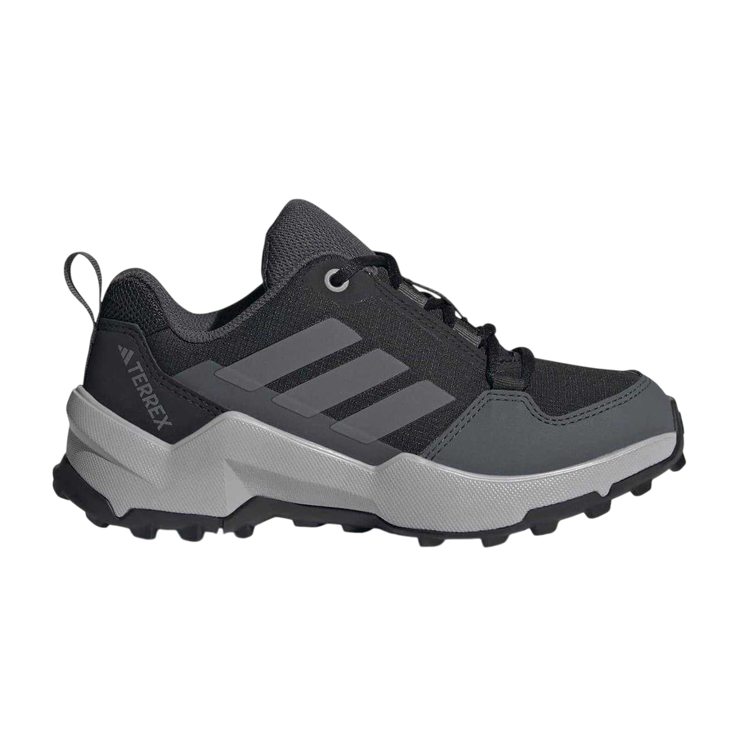 Black-Grey - Front - Adidas Childrens-Kids Terrex AX4S Hiking Shoes