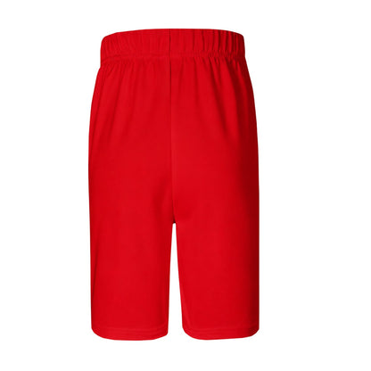 Red - Back - Sondico Boys Core Football Shorts