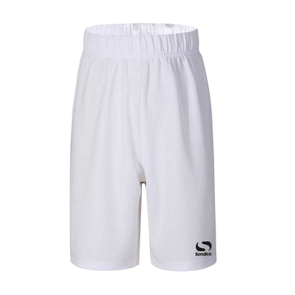 White - Front - Sondico Boys Core Football Shorts