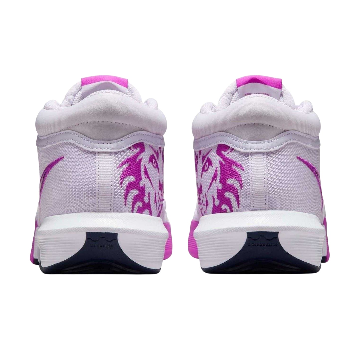 Grape-Navy - Back - Nike Mens LeBron Witness VIII Basketball Shoes