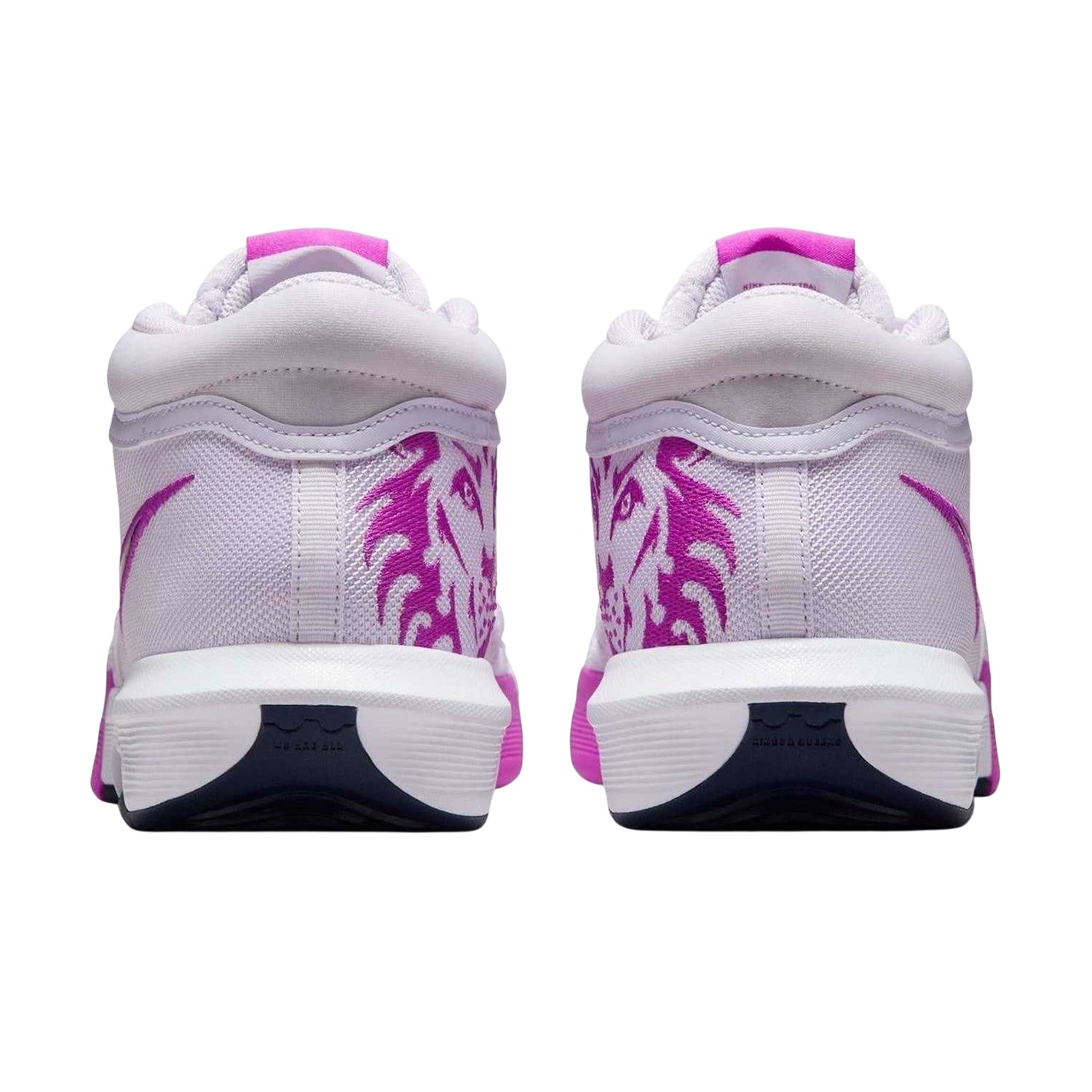 Grape-Navy - Back - Nike Mens LeBron Witness VIII Basketball Shoes