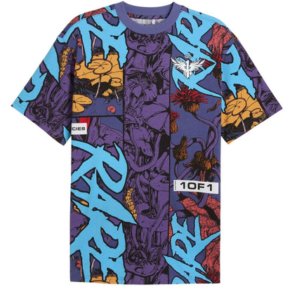 Multicoloured - Front - Puma Mens Melo Phoenix Oversized T-Shirt