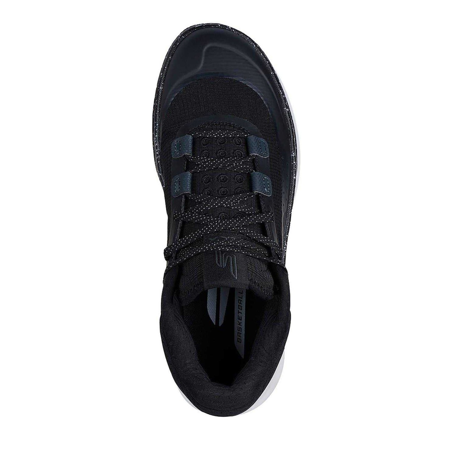Black-White - Lifestyle - Skechers Childrens-Kids Resagrip Trainers
