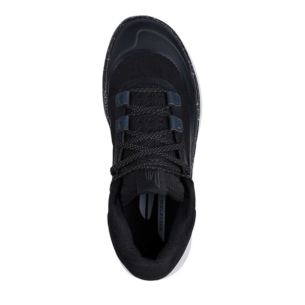 Black-White - Lifestyle - Skechers Childrens-Kids Resagrip Trainers