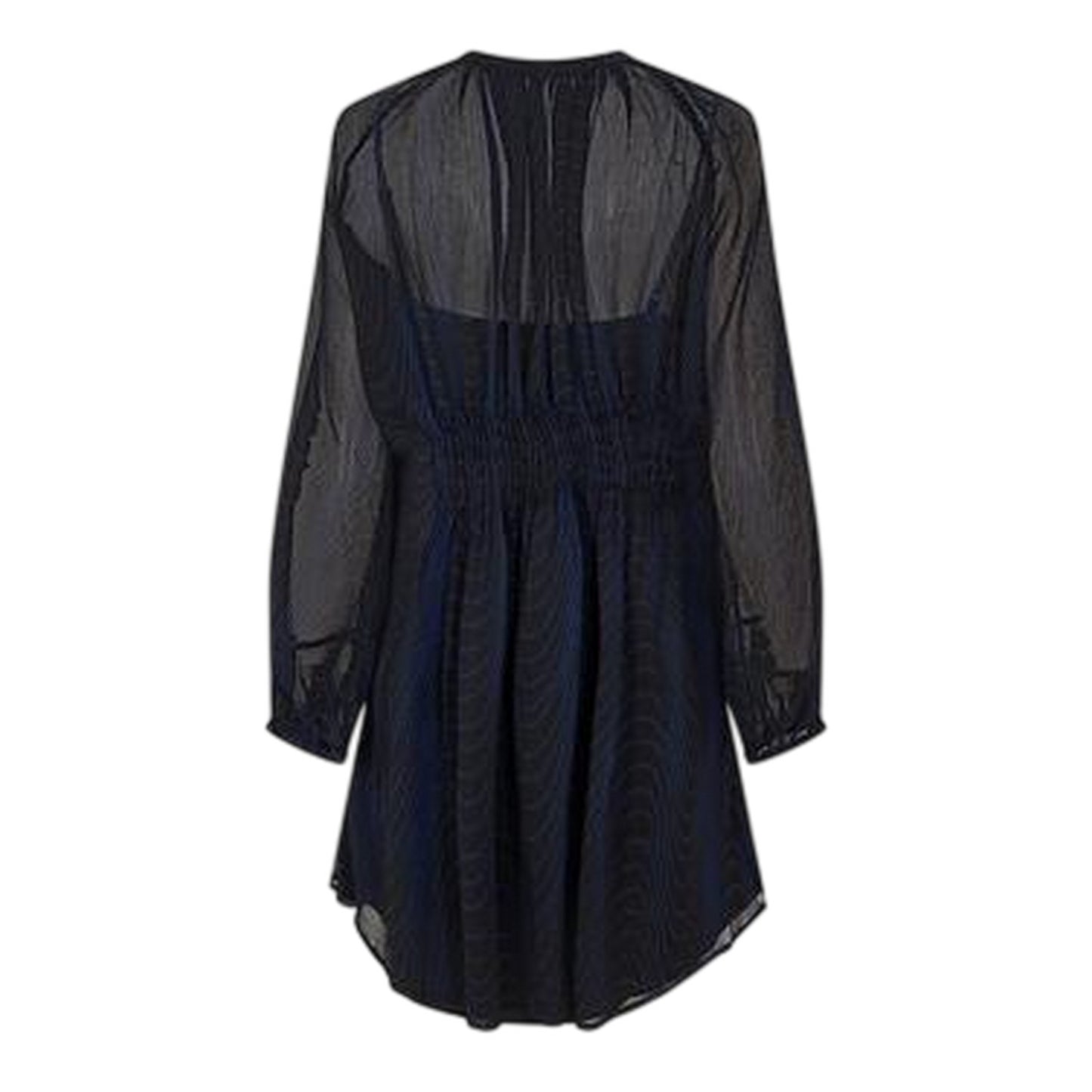Blackout - Back - French Connection Womens-Ladies Artemis A-line Mini Dress