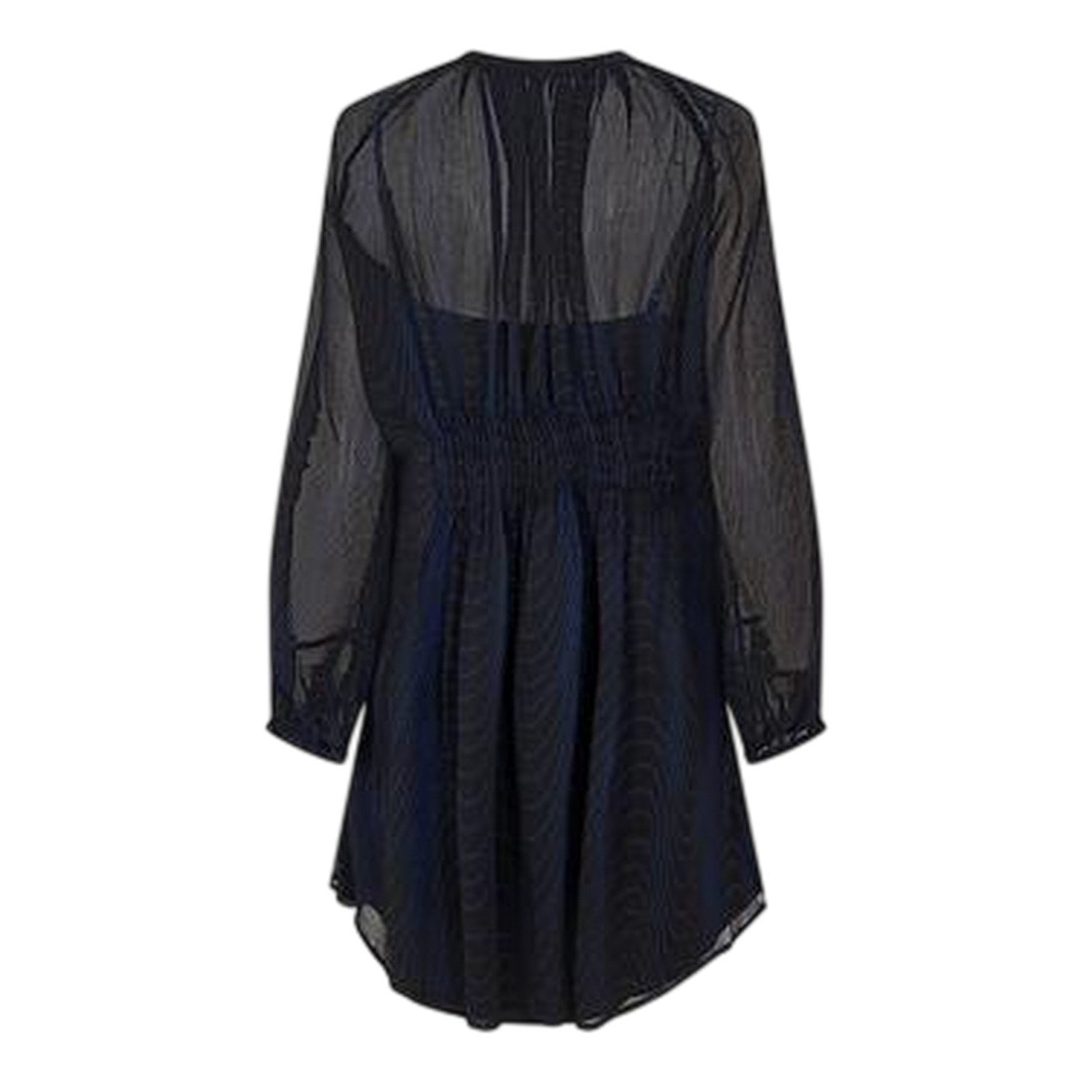 Blackout - Back - French Connection Womens-Ladies Artemis A-line Mini Dress