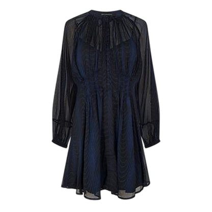 Blackout - Front - French Connection Womens-Ladies Artemis A-line Mini Dress