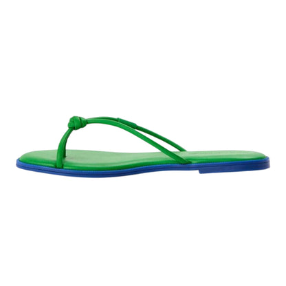 Green - Back - Havaianas Unisex Adult Knot Detail Flat Sandals