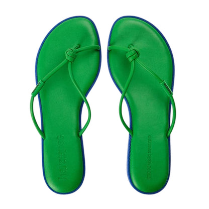 Green - Side - Havaianas Unisex Adult Knot Detail Flat Sandals