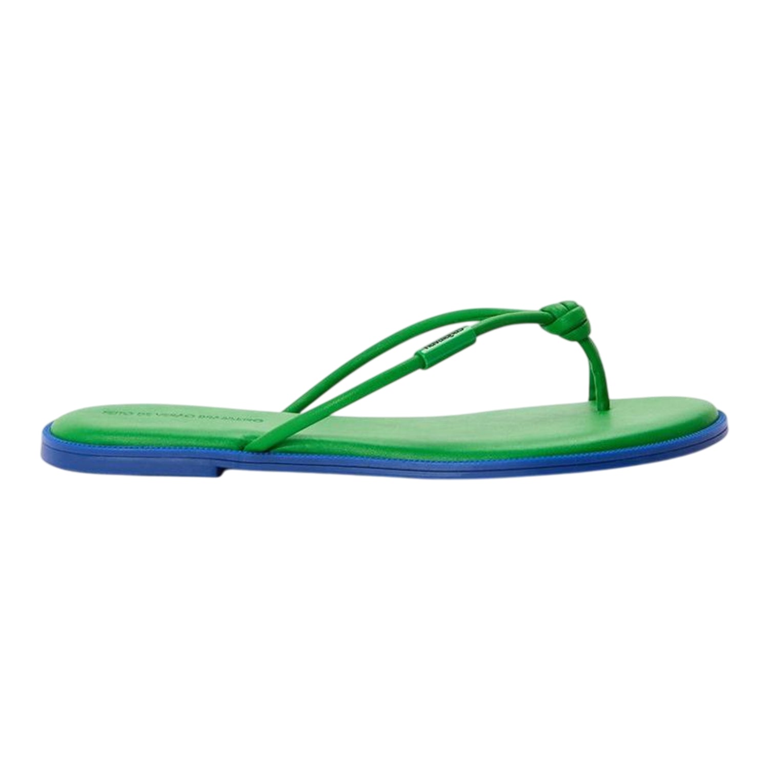 Green - Front - Havaianas Unisex Adult Knot Detail Flat Sandals