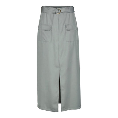 Balsam Green - Front - Vero Moda Womens-Ladies Tanne Pencil Skirt