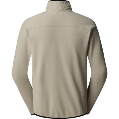 Beige - Back - The North Face Mens Embroidered Logo Regular Long-Sleeved Sweatshirt