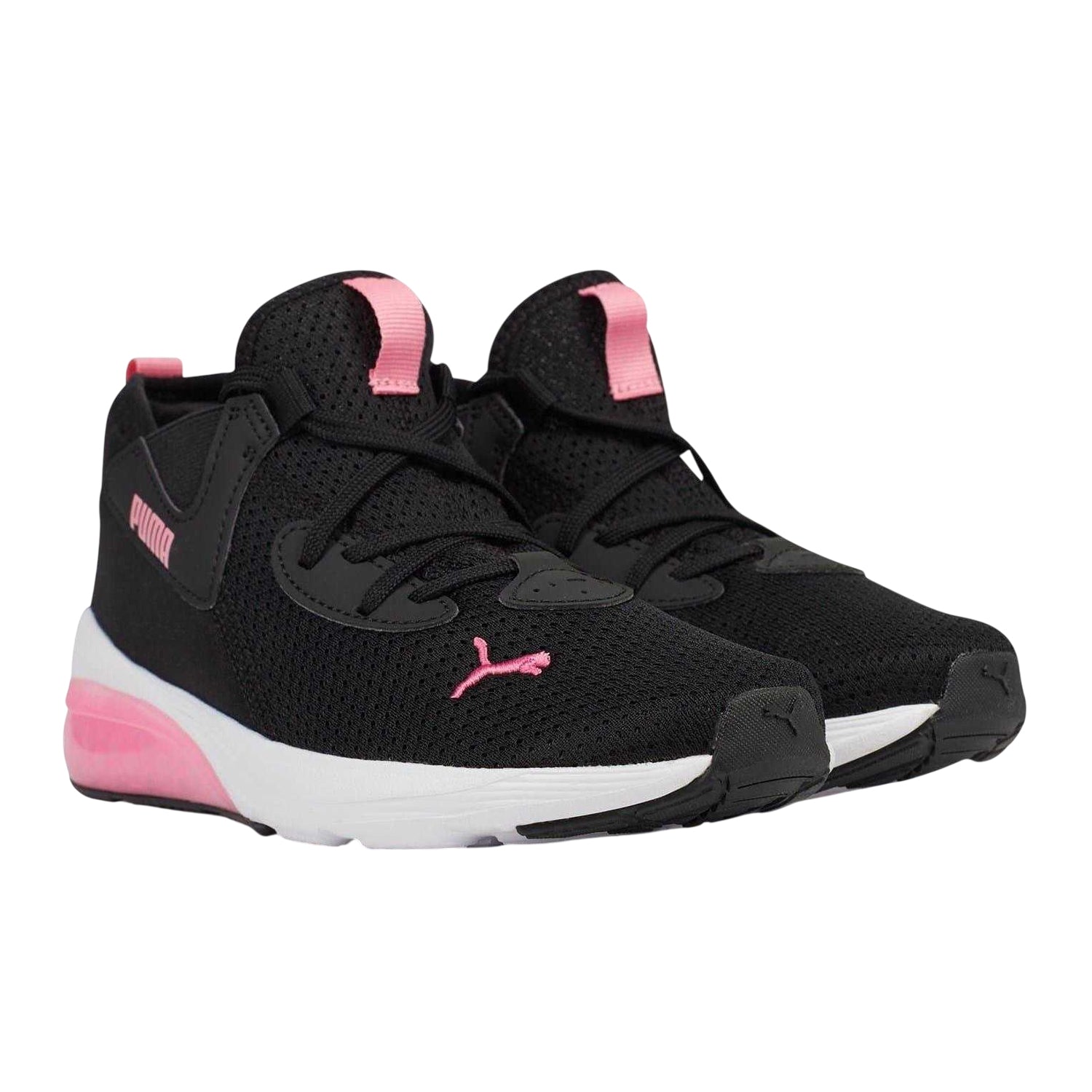 Black-Pink - Side - Puma Girls Cell Vive Evo Trainers