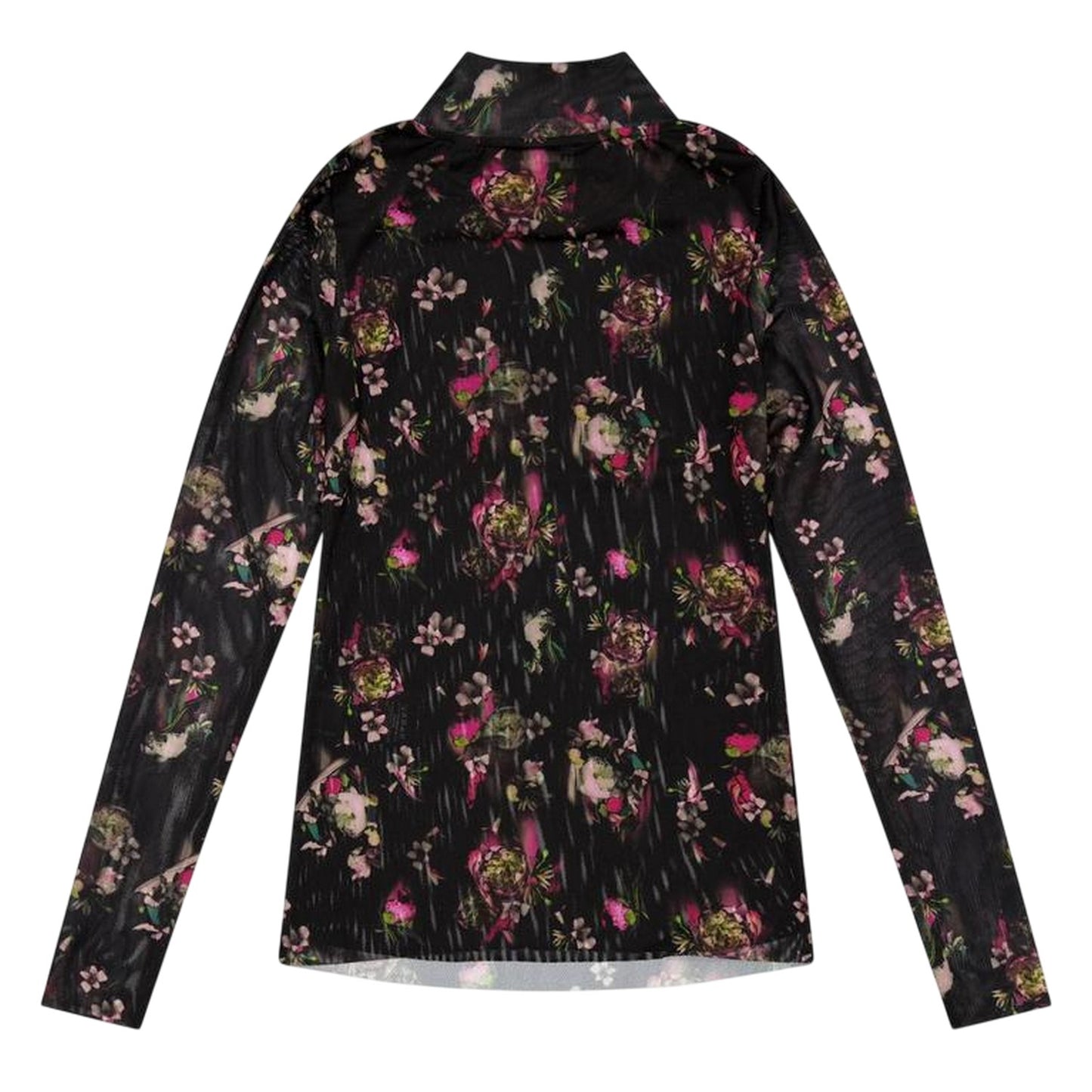 Black - Back - Ted Baker Womens-Ladies Flowers High-Neck Top