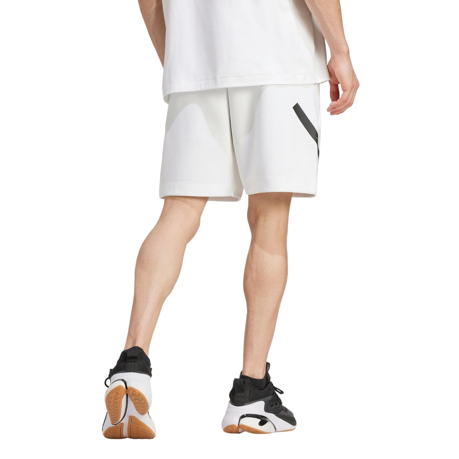 Off White - Back - Adidas Mens Z.N.E. Shorts
