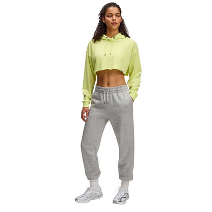 Yellow - Side - Under Armour Womens-Ladies Icon Terry Hoodie