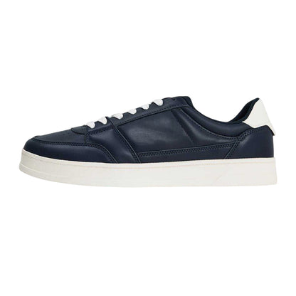 Navy-White - Back - Tommy Jeans Mens The Greenwich Trainers