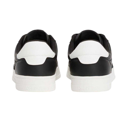 Black-White - Back - Tommy Jeans Mens The Greenwich Trainers