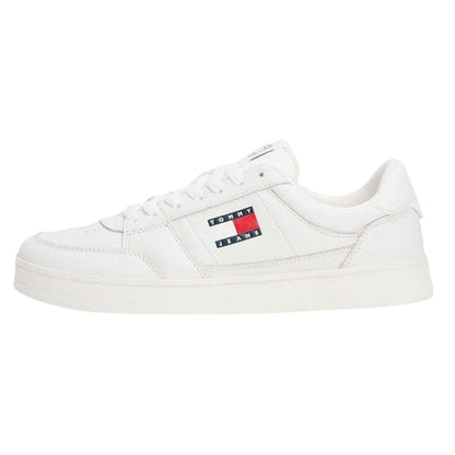 White - Side - Tommy Jeans Mens The Greenwich Trainers