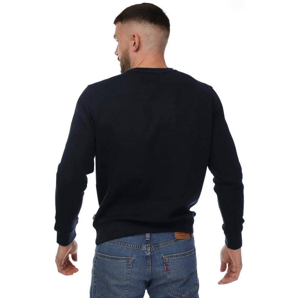 Navy - Back - DKNY Unisex Adult Logo Printed Crew Neck Sweatshirt