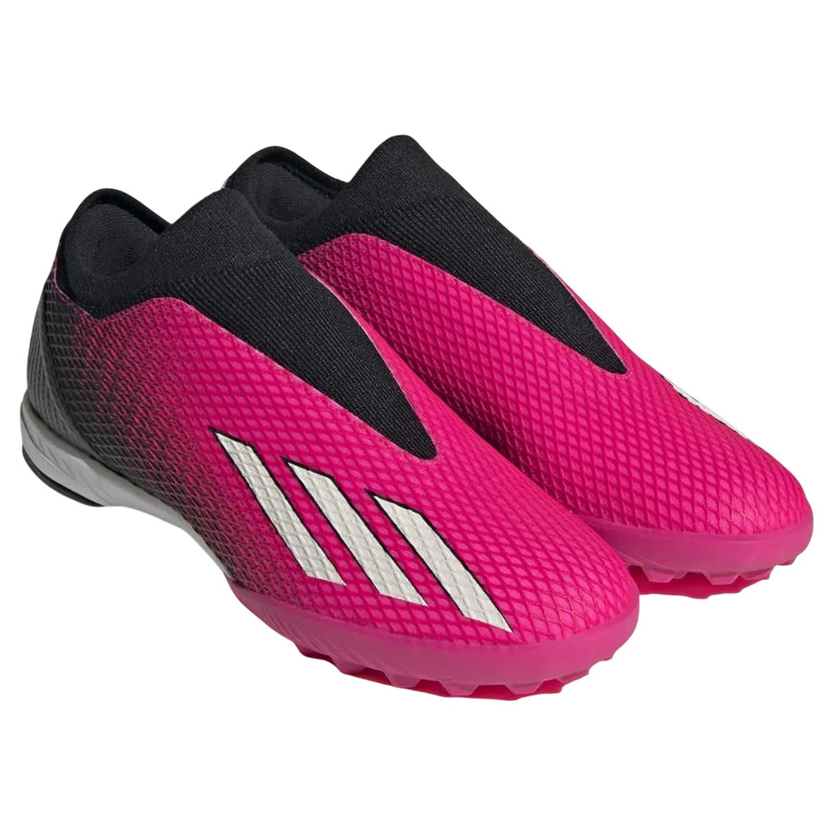Pink-Black - Front - Adidas Unisex Adult X Speedportal.3 Football Boots