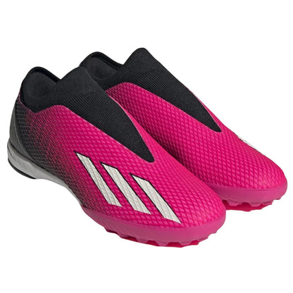 Pink-Black - Front - Adidas Unisex Adult X Speedportal.3 Football Boots