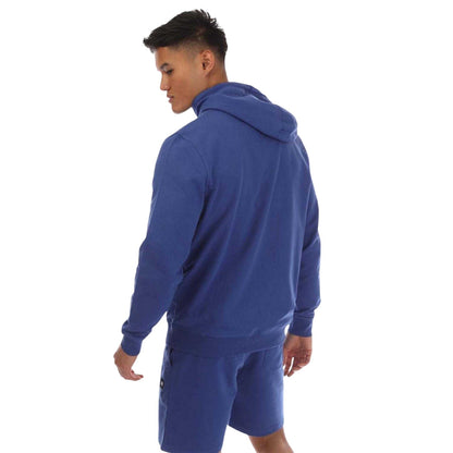 Royal Blue - Back - Weekend Offender Mens Sirocco Hooded Pullover Hoodie
