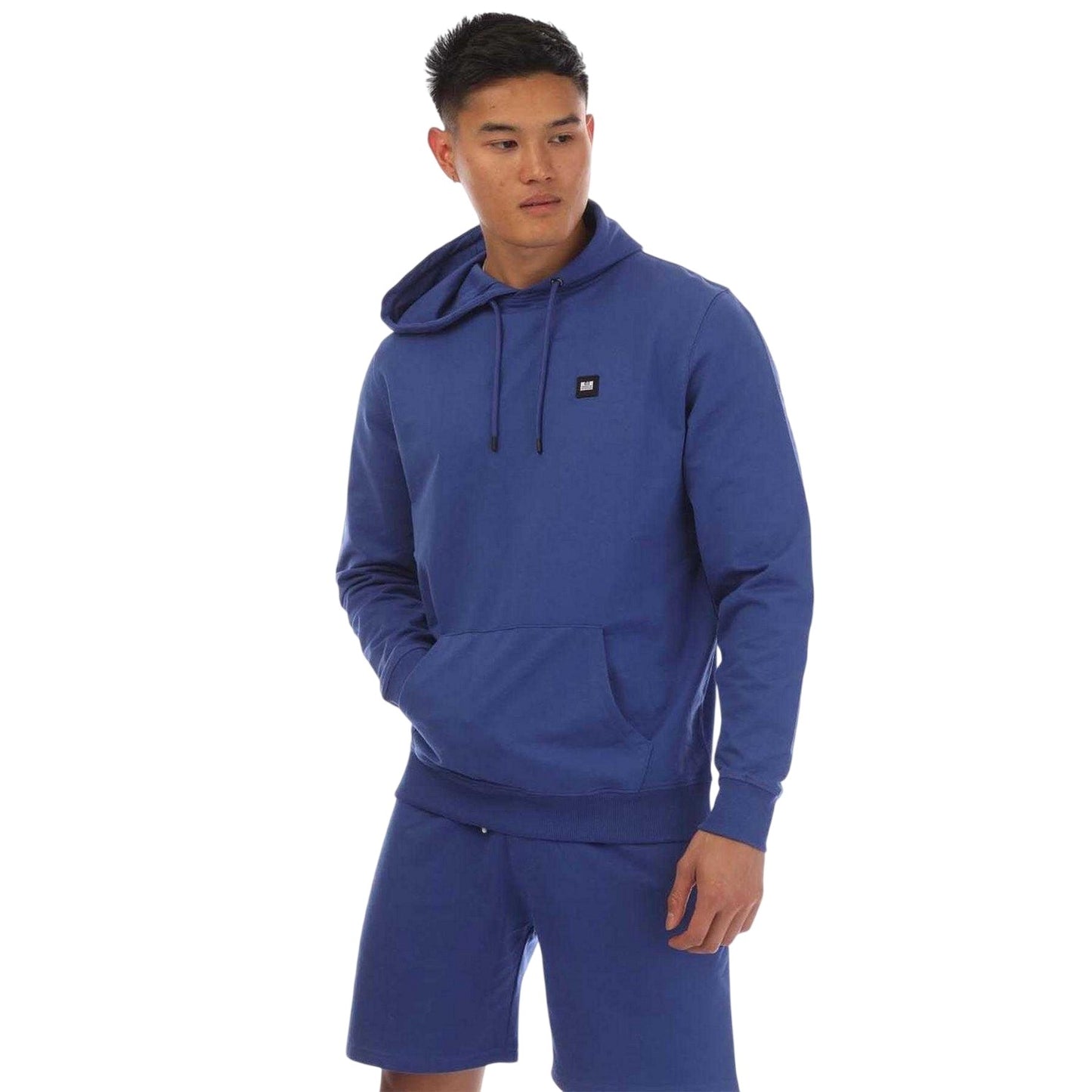 Royal Blue - Front - Weekend Offender Mens Sirocco Hooded Pullover Hoodie