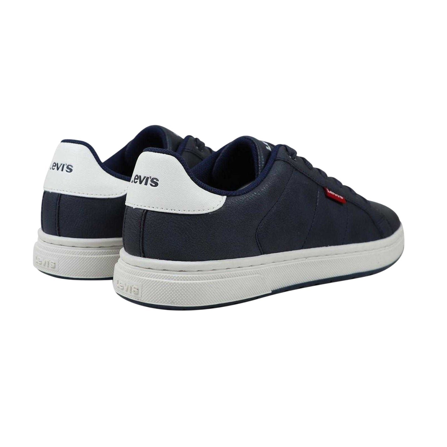 Navy Blue - Back - Levis Childrens-Kids Trainers