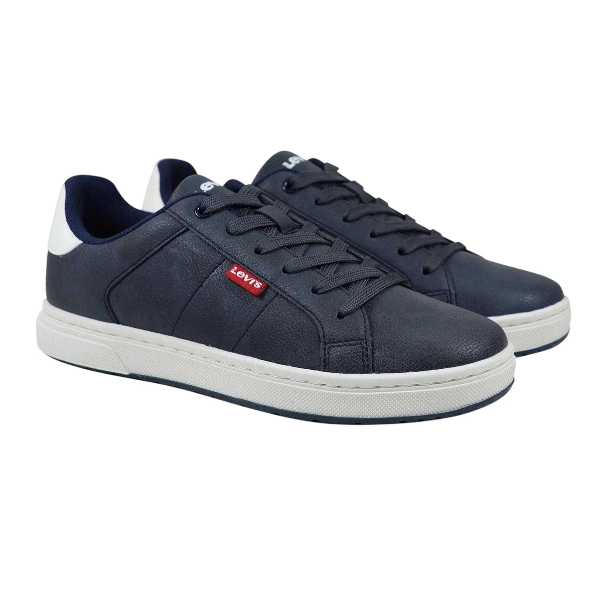 Navy Blue - Pack Shot - Levis Childrens-Kids Trainers