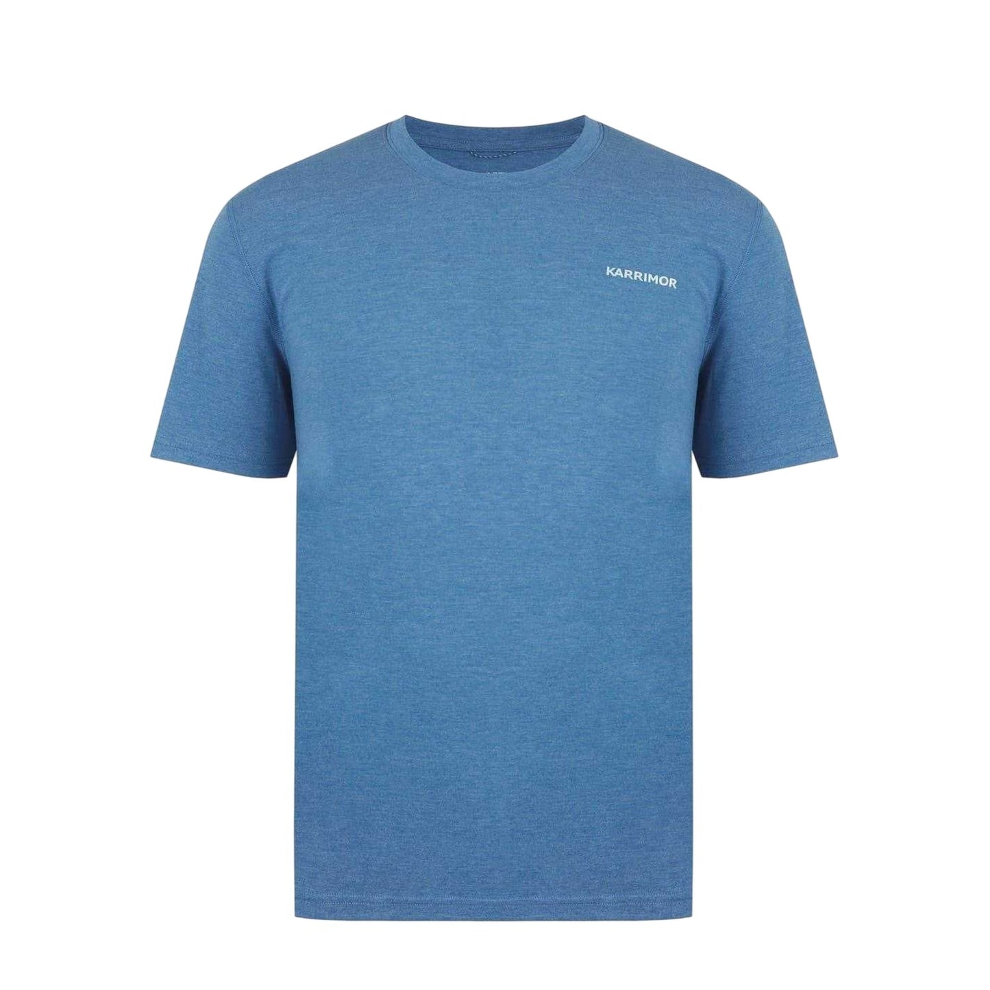 Blue - Front - Karrimor Mens Tech Chest Logo Crew Neck T-Shirt