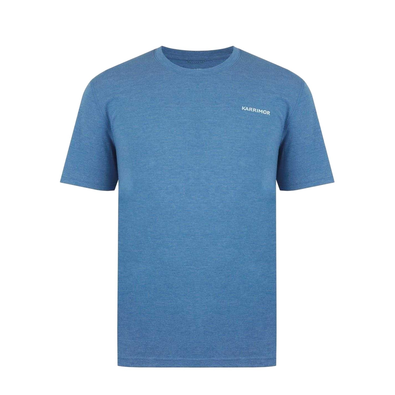 Blue - Front - Karrimor Mens Tech Chest Logo Crew Neck T-Shirt