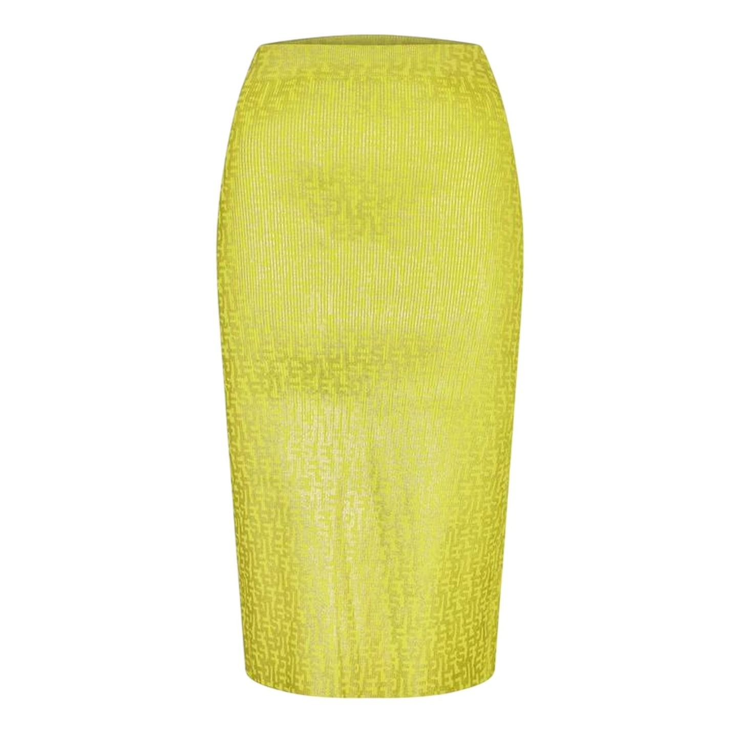 Yellow - Front - Diesel Womens-Ladies Ikaria Tailored Midi Skirt