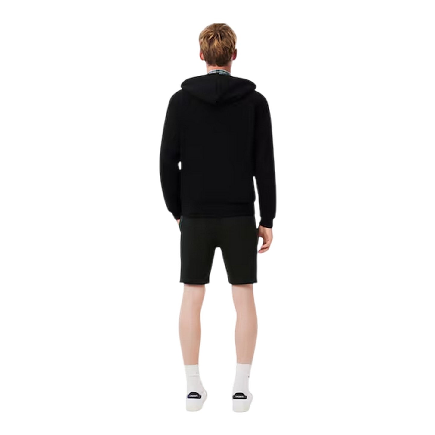 Black - Back - Lacoste Mens Colour Block Shorts