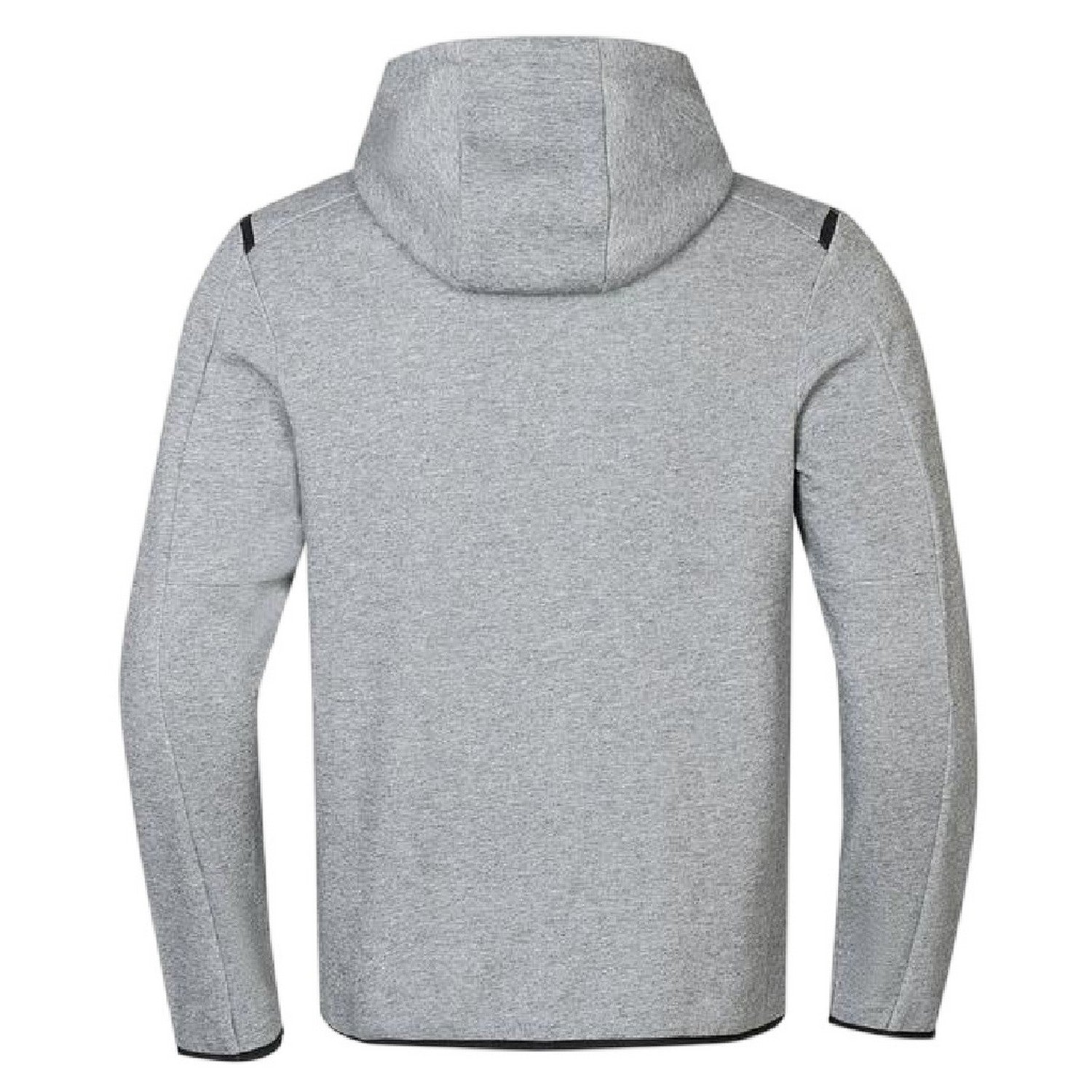Grey Marl Marl - Back - Kappa Mens Regular Full Zip Hoodie