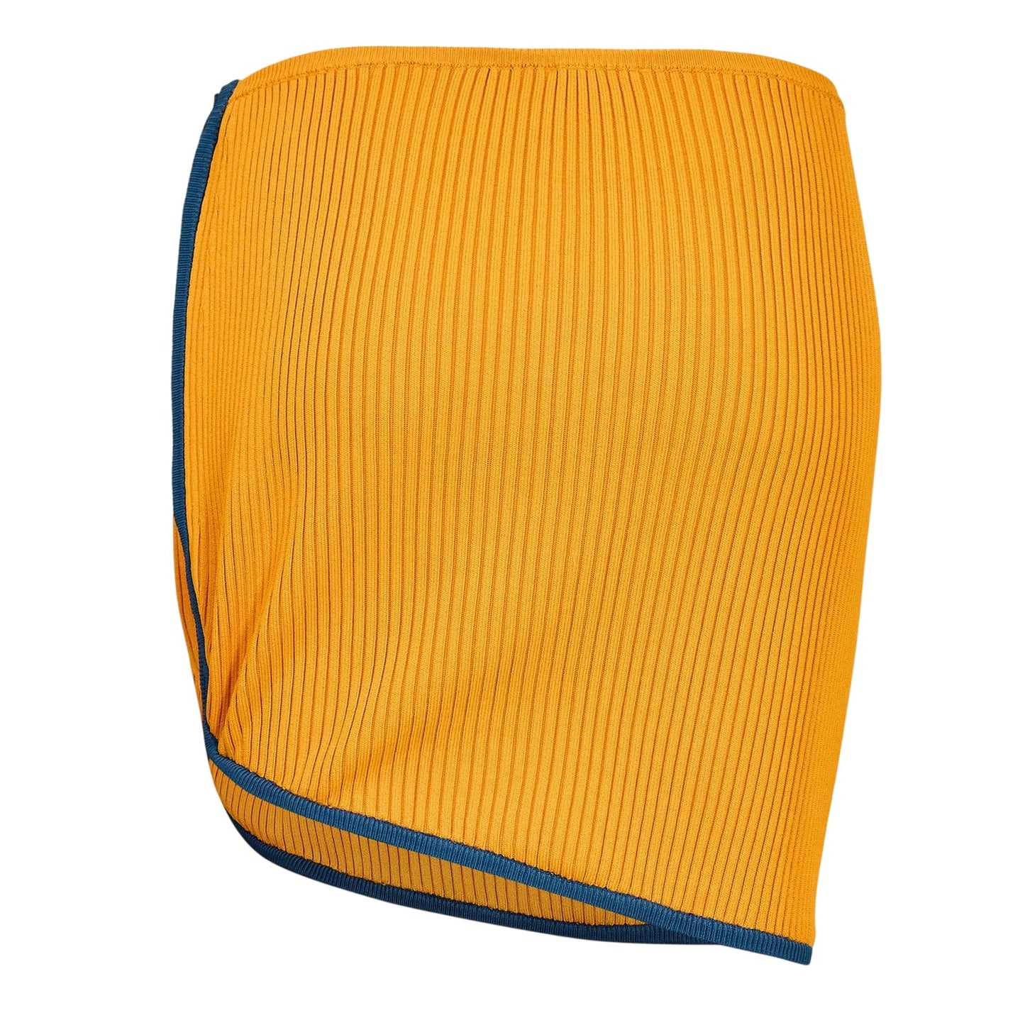 Orange - Back - Diesel Womens-Ladies Onalisa Gona Knitted Mini Skirt