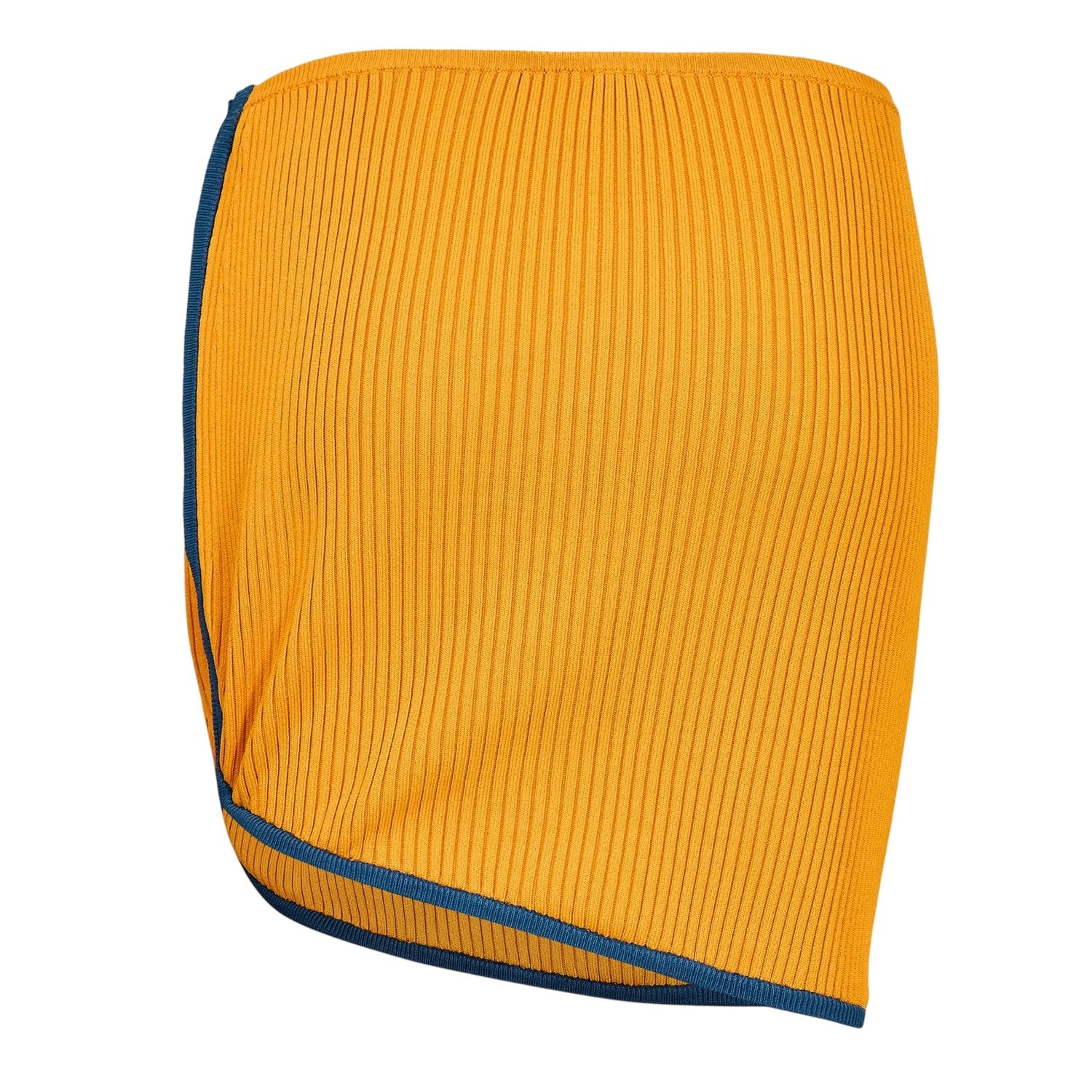 Orange - Back - Diesel Womens-Ladies Onalisa Gona Knitted Mini Skirt