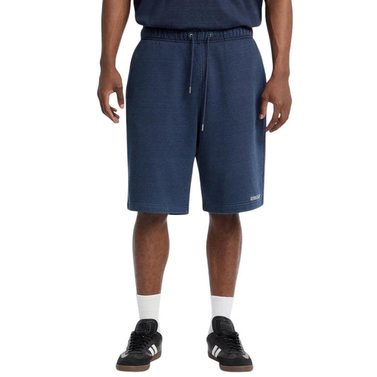 Indigo - Front - Guess Mens Embroidered Logo Shorts