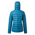 Turquoise - Back - Berghaus Womens-Ladies Silksworth Hooded Down Jacket