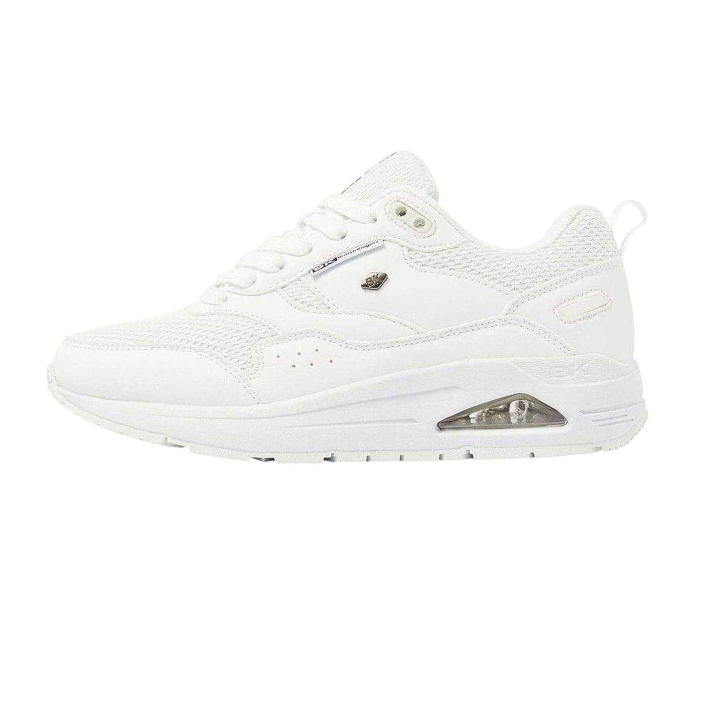 White - Side - Lumberjack Childrens-Kids Lennox Trainers